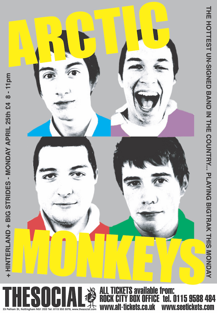 Arctic Monkeys gig poster